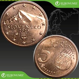 5 CENT 2025 SLOVENSKO  Z OBEHU