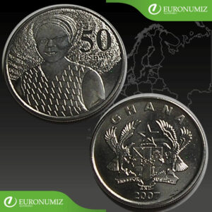50 PESEWAS 2007 GHANA