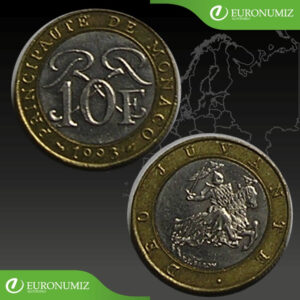 10 FRANCS 1993 MONAKO