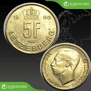 5 FRANK 1990 LUXEMBURSKO