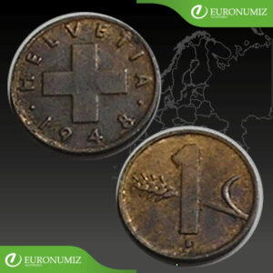 1 RAPPEN 1948 SVAJCIARSKO