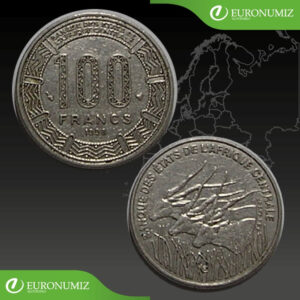 100 FRANCS 1998 CENTRALNA STREDNA AFRIKA