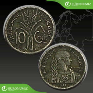 10 CENT 1941 FRANCUZSKA INDOCINA