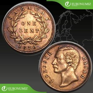 ONE CENT 1870 SARAWAK