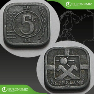 5 CENT 1941 HOLANDSKO