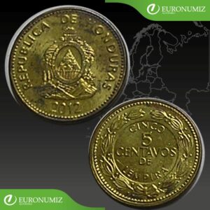 5 CENTAVOS 2012 HONDURAS