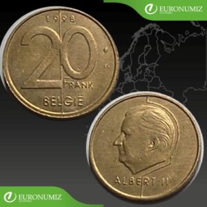 20 FRANK 1998 BELGICKO BELGIE