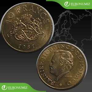 10 FRANCS 1981 MONAKO