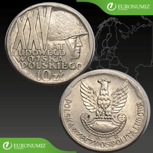 10 ZLOTYCH 1968 POLSKO