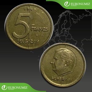 5 FRANCS 1994 BELGICKO BELGIQUE