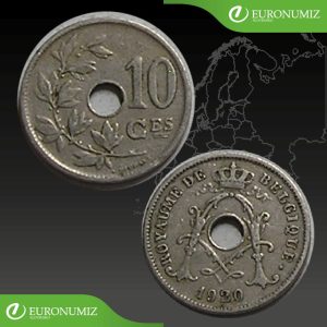 10 CENTIMES 1920 BELGICKO BELGIQUE