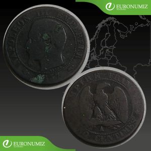 CINQ CENTIMES 1857 FRANCUZSKO