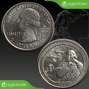 QUARTER DOLLAR 2021 USA D TUSKEGEE AIRMEN