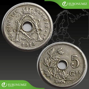 5 CENTIMES 1914 BELGICKO BELGIE