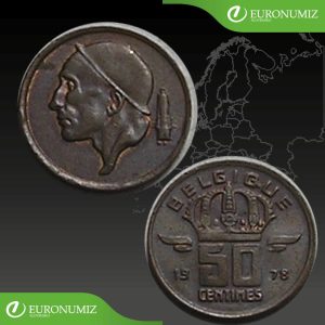 50 CENTIMES 1978 BELGICKO BELGIQUE