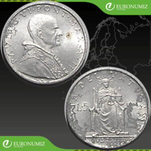 5 LIR 1964 VATIKAN PAVOL VI