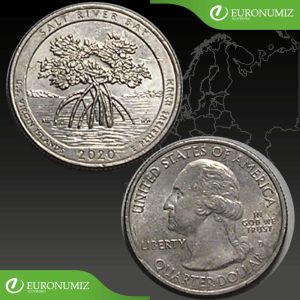 QUARTER DOLLAR 2020 USA D SALT RIVER BAY