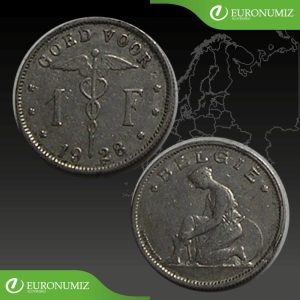 1 FRANK 1928 BELGICKO BELGIE