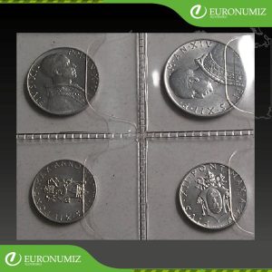 SADA 1+2+5+10 LIR 1952 VATIKAN PIUS XII
