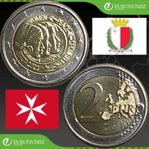 2 € 2022 MALTA REZOLUCIA OSN  UNC V BUBLINE