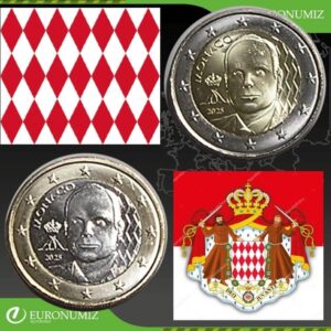 1 € + 2 € 2025 MONACO / MONAKO NOVY MOTIV UNC