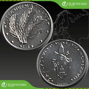 1 LIRA 1977 VATIKAN PAVOL VI