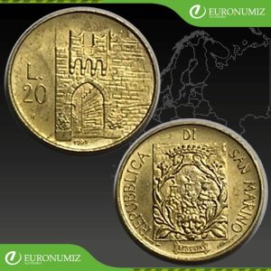 20 LIR 1988 SAN MARINO