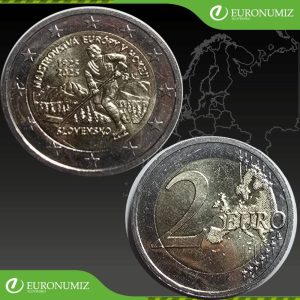 2 € 2025 SLOVENSKO MAJSTROVSTVA EUROPY V HOKEJI