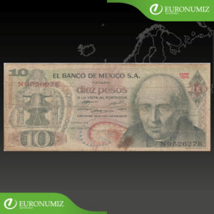 10 PESOS 1972 MEXIKO