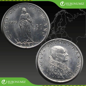50 LIR 1964 VATIKAN PAVOL VI
