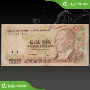 5000 LIRASI 1970 TURECKO