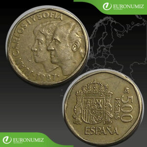 500 PESETAS 1987 SPANIELSKO