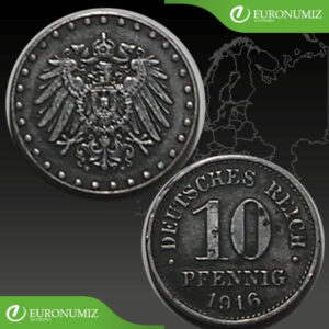 10 PFENNIG 1916 E NEMECKO