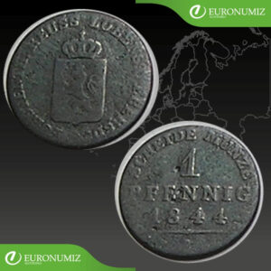1 PFENNIG 1844 A NEMECKO