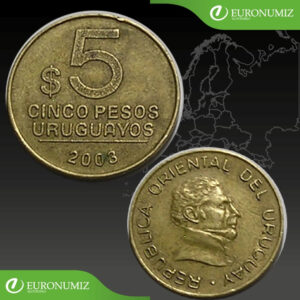 5 PESOS 2003 URUGUAY