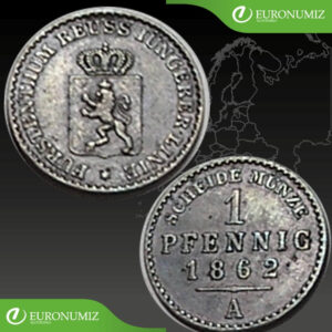 1 PFENNIG 1862 A NEMECKO