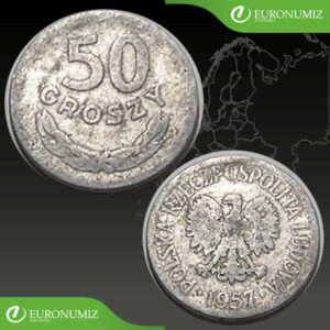 50 GROSZY 1957 POLSKO