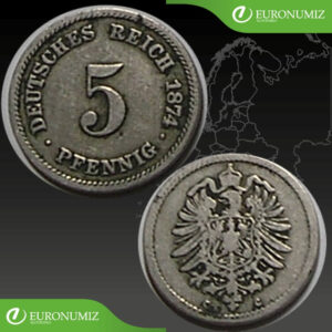 5 PFENNIG 1874 C NEMECKO