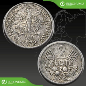 2 ZLOTE 1972 POLSKO
