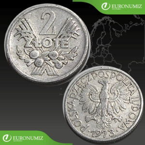 2 ZLOTE 1973 POLSKO