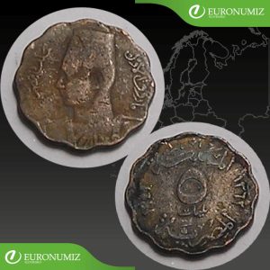 5 MILLIEMES 1943 EGYPT