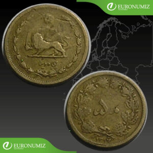 50 DINARS 1937 IRAN