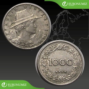 1000 KRONER 1924 RAKUSKO