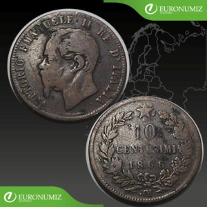10 CENTESIMI 1866 CM TALIANSKO