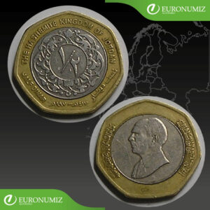 HALF DINAR 1997 JORDANSKO