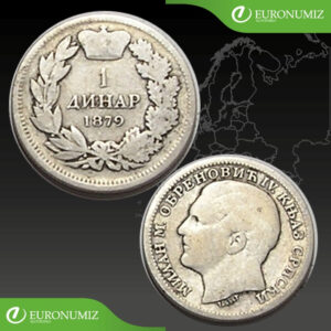 1 DINAR 1879 SRBSKO STRIEBRO