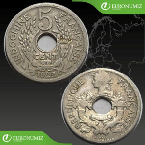 5 CENT 1925 FRANCUZSKA INDOCINA