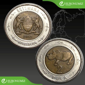 2 PULA 2013 BOTSWANA