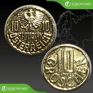 10 GROSCHEN 1992 RAKUSKO  POZLATENY