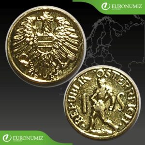 1 SCHILLING 1947 RAKUSKO  POZLATENY